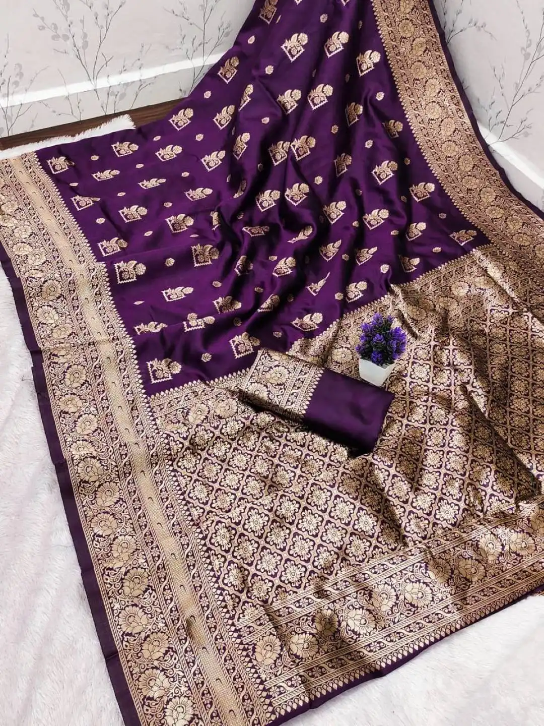 Laxmi 903 Lichi Silk Banarasi Saree Wholesale Collection