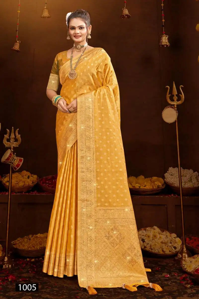 Saroj Kashish Saroski Vol 1 Organza Silk Saree For Women 2025