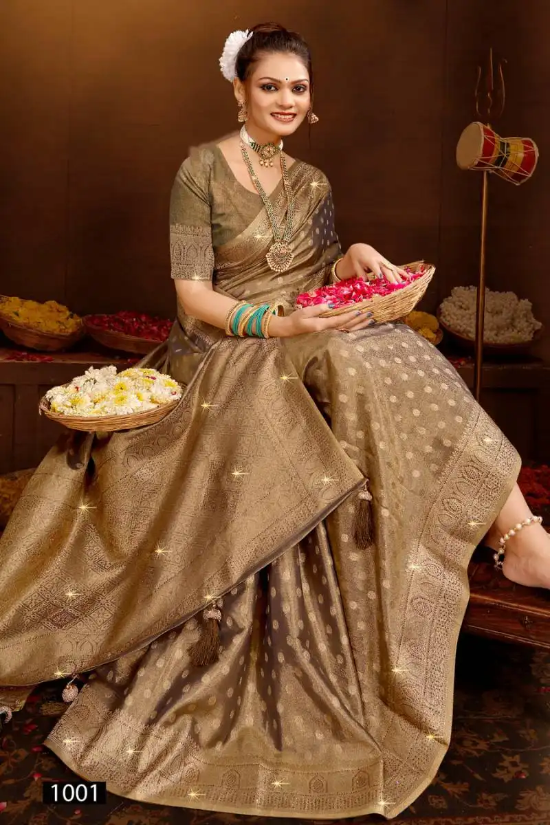 Saroj Kashish Saroski Vol 1 Organza Silk Saree For Women 2025