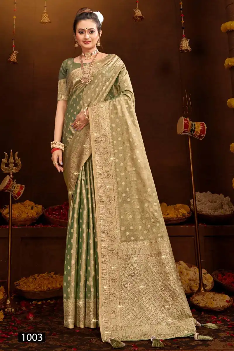 Saroj Kashish Saroski Vol 1 Organza Silk Saree For Women 2025