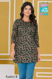 Mcm Kashvi Vol 8 Fancy Printed Cotton Short Kurti Under 500