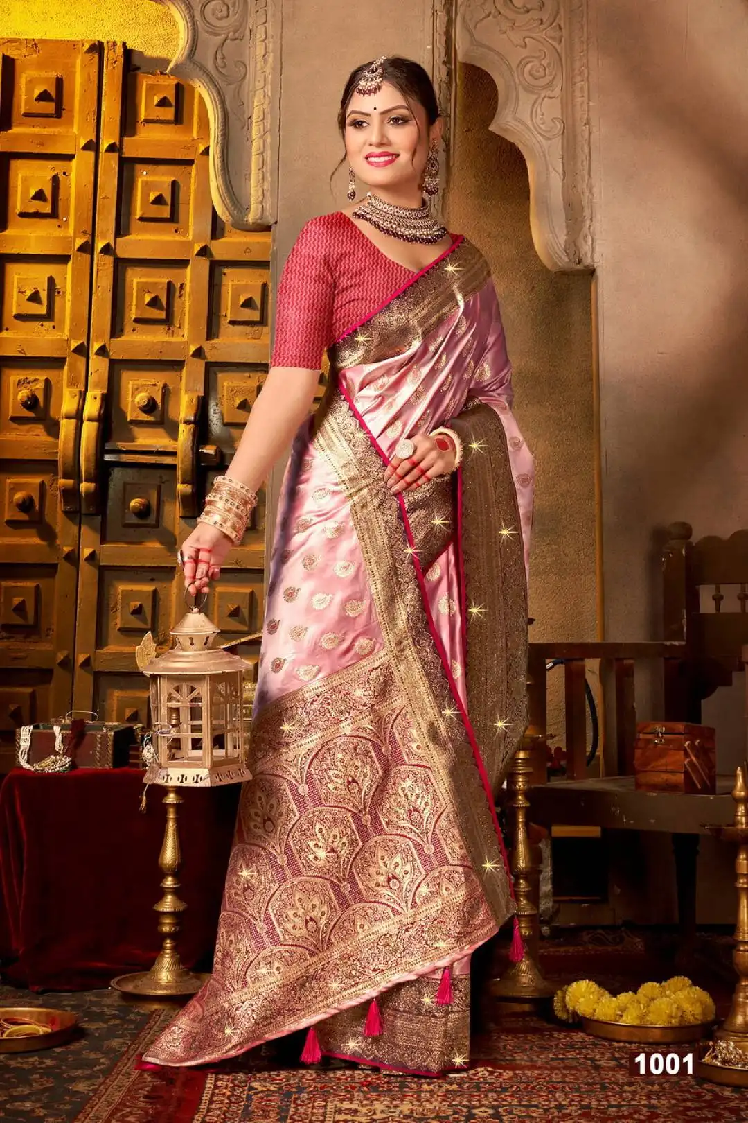 Saroj Begum Satin Saroski Vol 3 Wedding Wear Silk Saree Under 2000