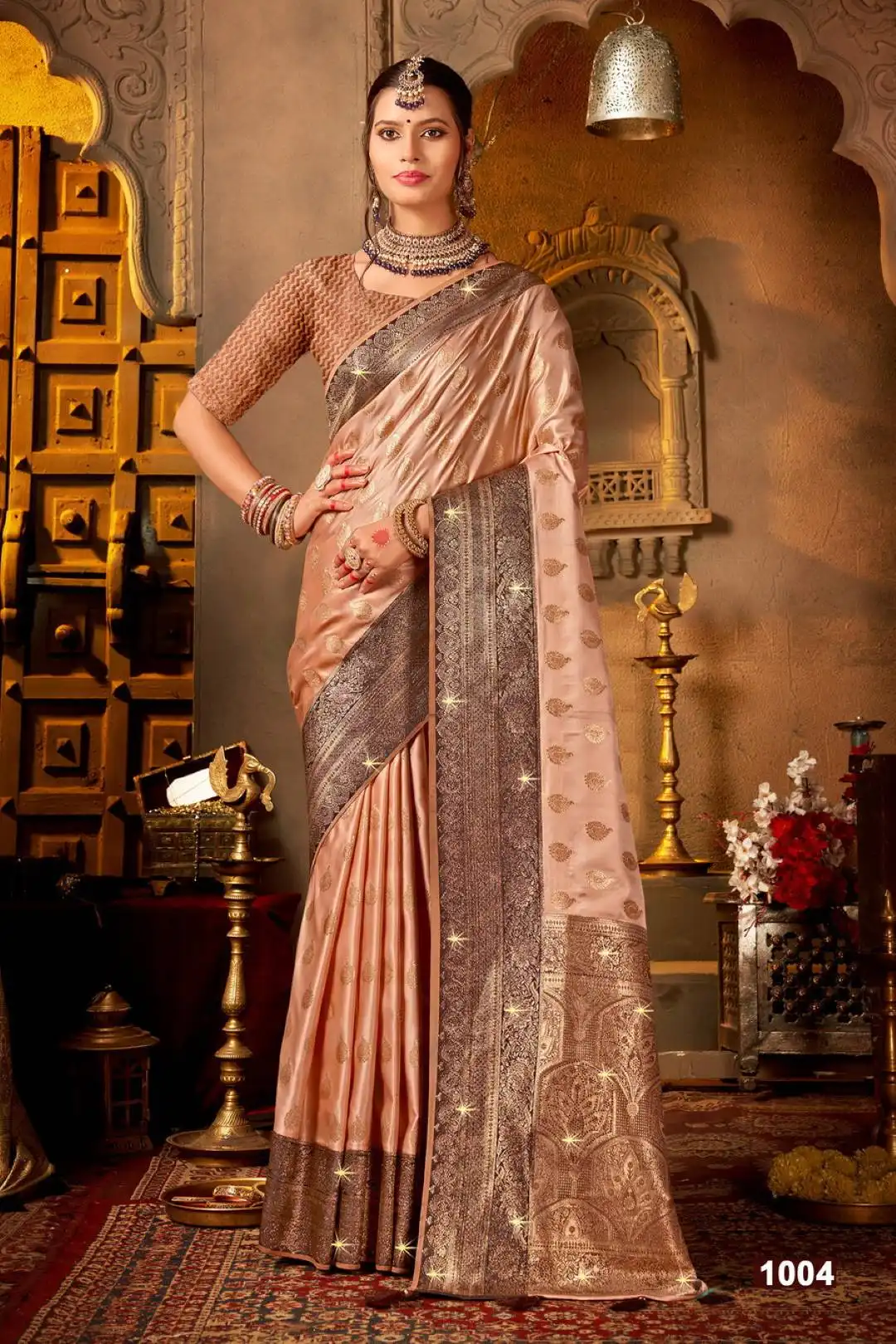 Saroj Begum Satin Saroski Vol 3 Wedding Wear Silk Saree Under 2000