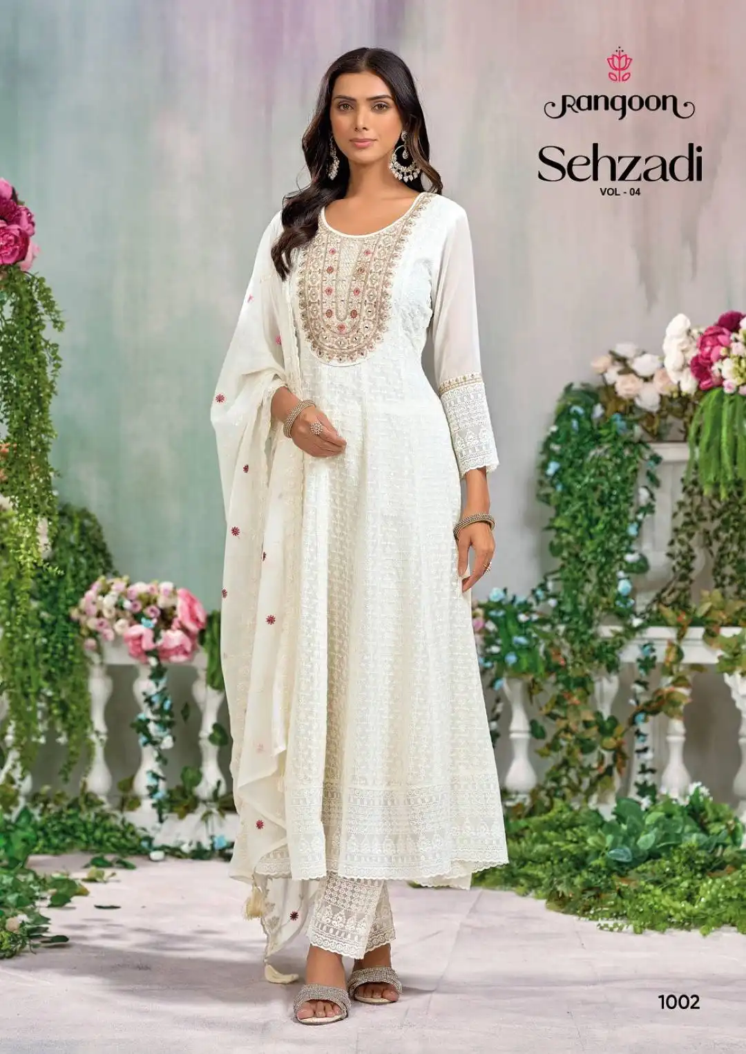 Rangoon Sehzadi Vol 4 Georgette Anarakli Kurti Sets 2025
