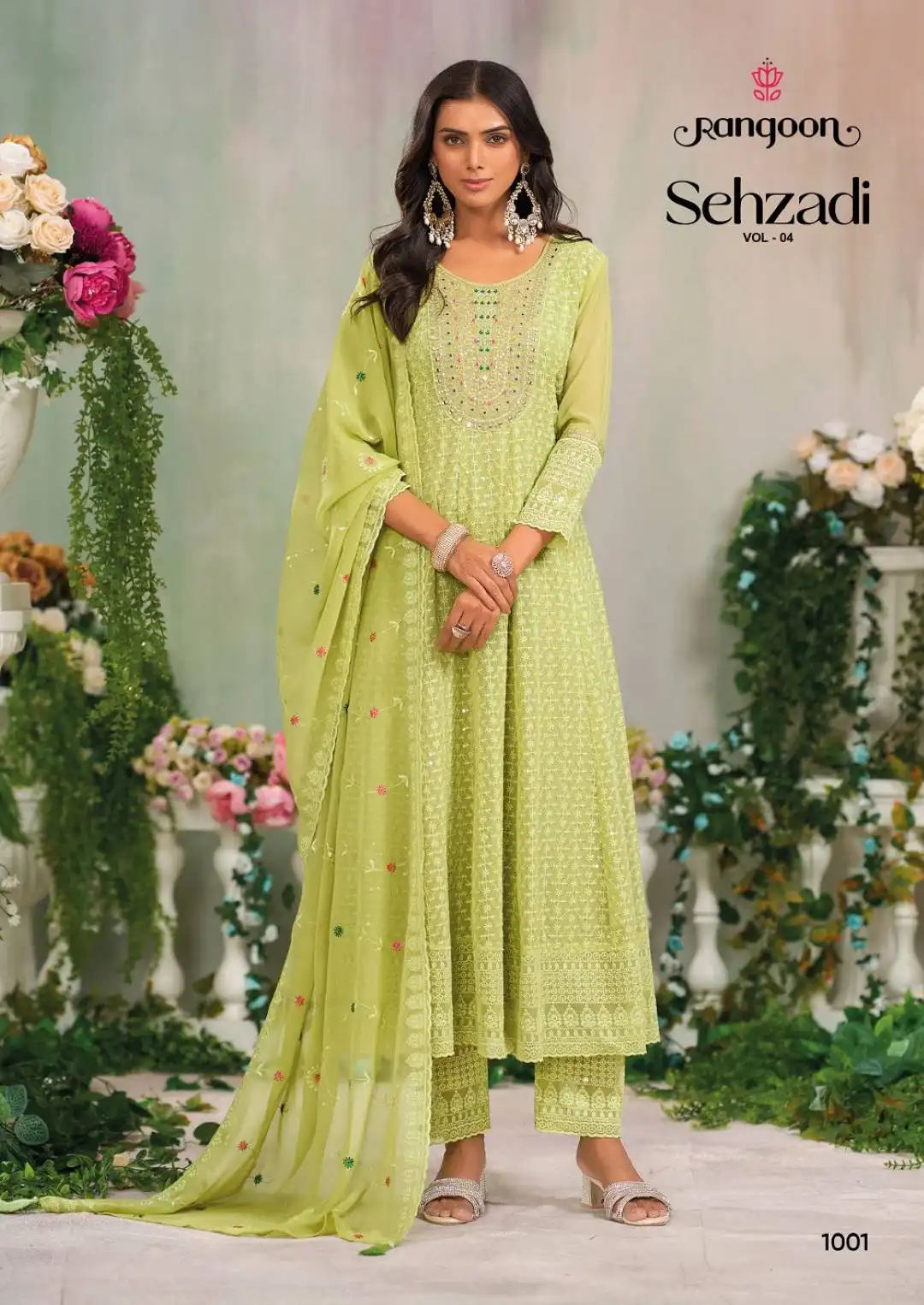 Rangoon Sehzadi Vol 4 Georgette Anarakli Kurti Sets 2025