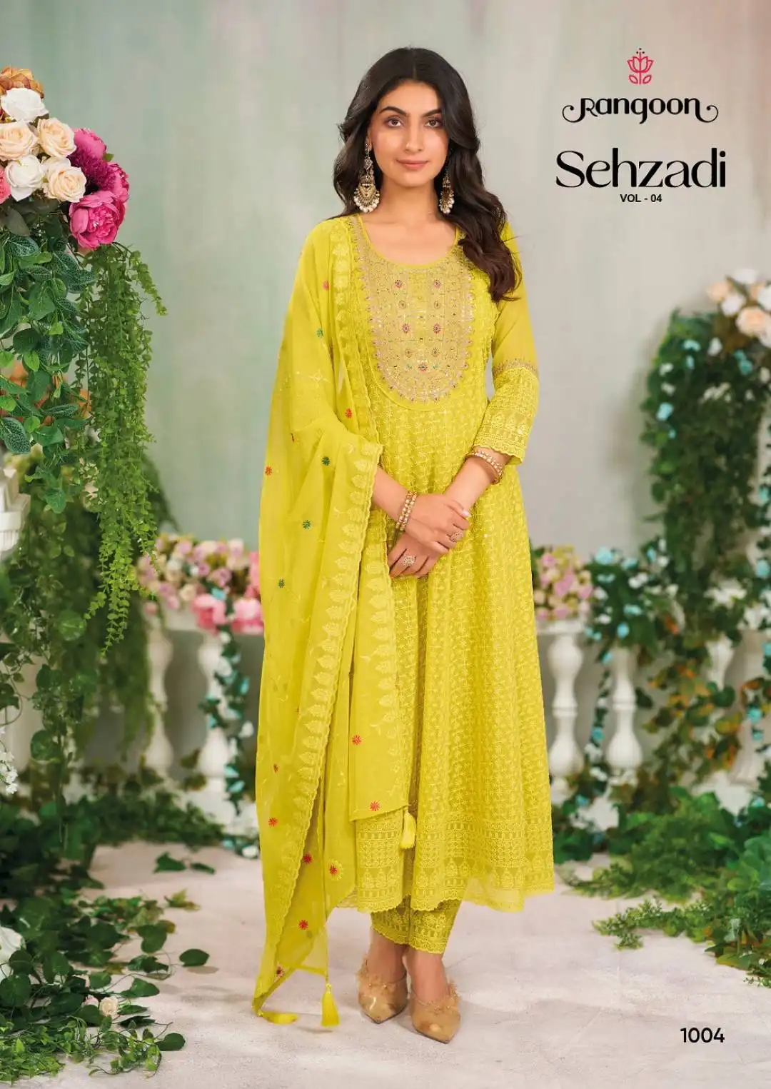 Rangoon Sehzadi Vol 4 Georgette Anarakli Kurti Sets 2025