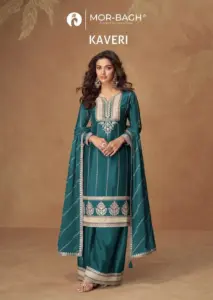 Aashirwad Mor Bagh Kaveri Designer Chinon Salwar Suits Collection