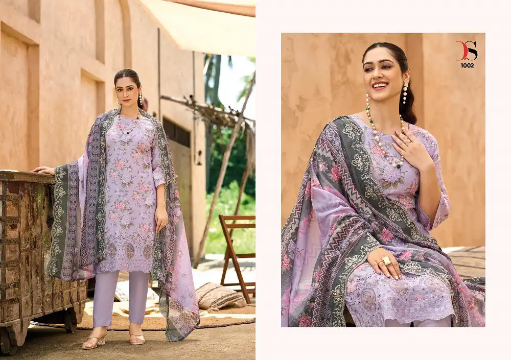 Deepsy Bin Saeed Mini Cotton Pakistani Suit Collection 2025