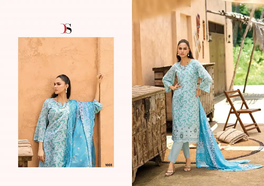 Deepsy Bin Saeed Mini Cotton Pakistani Suit Collection 2025