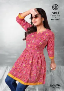 Deeptex Rockstar Vol 1 Casual Wear Cotton Printed Top Collection