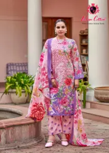 Nafisa Majestic Cotton Digital Printed Dress Material 2025