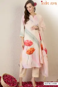Indo Era 2576 Linen Printed Readymade Dress Collection