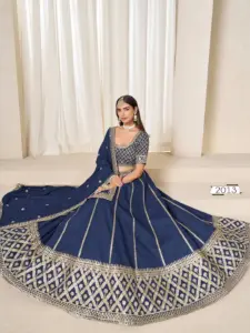 Mehvish Vol 21 Art Silk Lehenga Choli With Embroidery Work