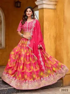 Mehvish Vol 22 Taby Silk Printed Designer Lehenga Choli