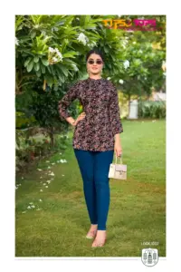 Tips And Tops Orio Rayon Printed Short Tops Collection Below 500