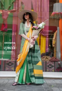 Kreshva Episode Silk Digital Printed Sari Party Wear Collection