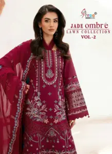 Shree Jade Ombre Vol 2 Pure Cotton Pakistani Suits Collection