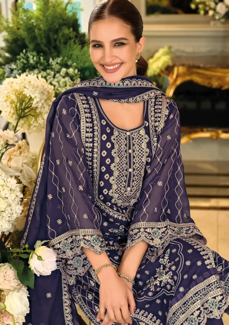 Zaveri Fashion Beats Organza Readymade Dress Diwali Collection