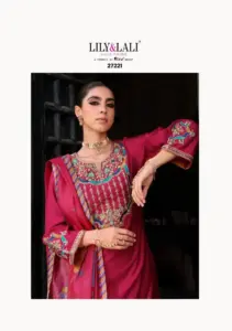 Lily And Lali Deepika Silk Readymade Dress Diwali Collection 2025