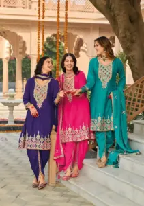 Eba Hasrat Chinon Readymade Dress Diwali Collection 2025