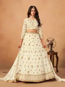 Mehvish Vol 24 Organza Lehenga Choli Wedding Collection