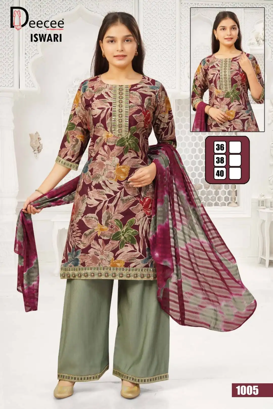 Deecee Ishwari Vatican Printed Readymade Dress Collection