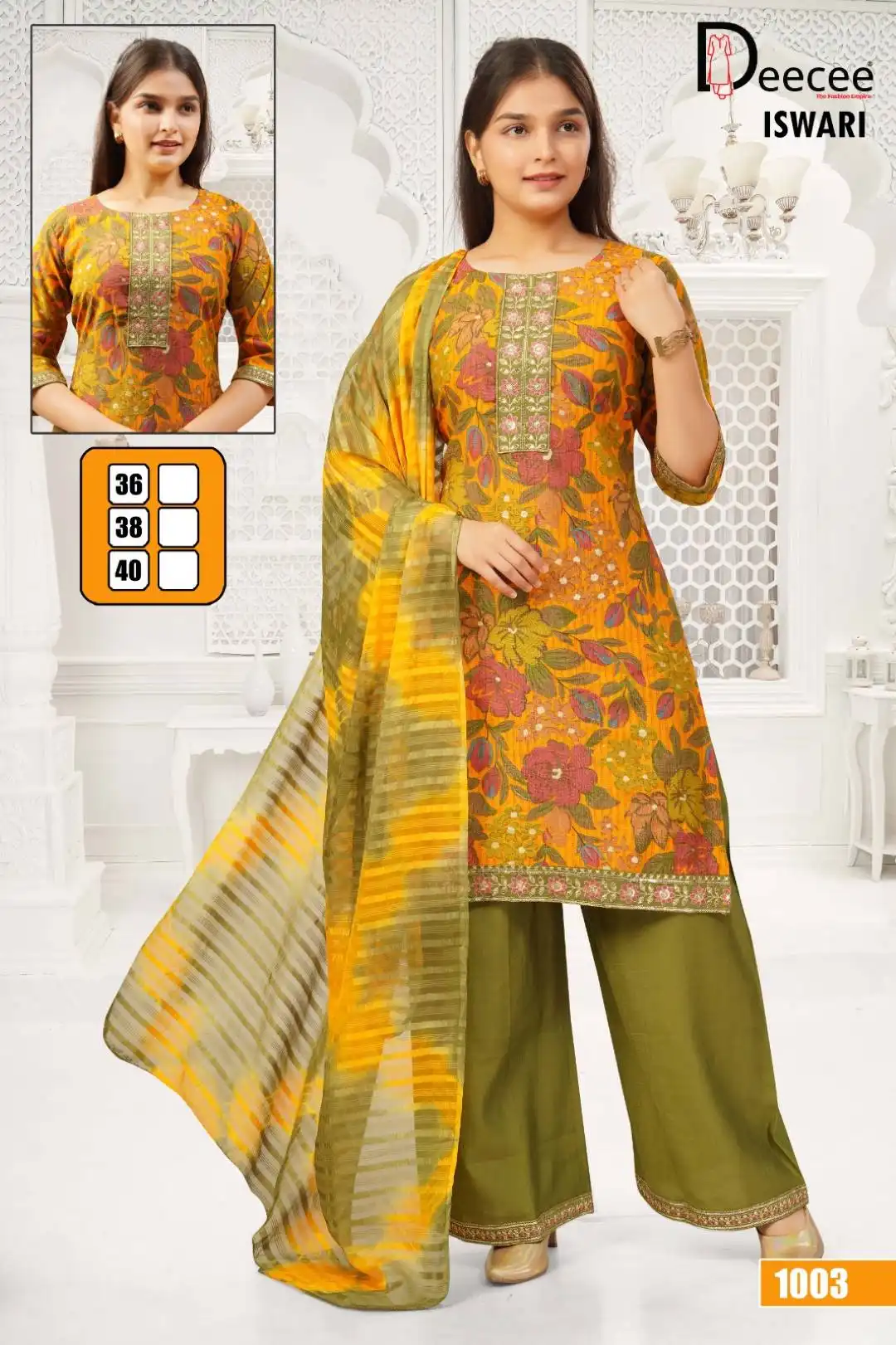 Deecee Ishwari Vatican Printed Readymade Dress Collection