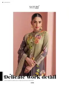 Sayuri Pulkari Silk Kurti Pant And Dupatta Diwali Collection