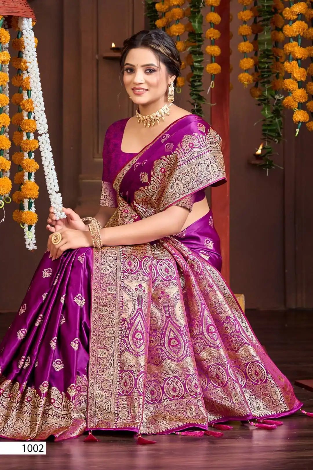 Saroj Sunaina Satin Vol 1 Satin Silk Saree Diwali Collection