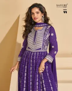 Sayuri Sargam Georgette Readymade Dress Diwali Collection