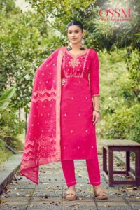 Ossm Monalisa Vol 7 Roman Silk Readymade Dress Collection