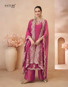 Sayuri Kalash Simar Silk Readymade Dress Festival Collection