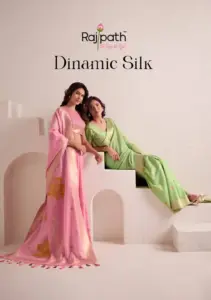Rajpath Dinamic Silk Soft Linen Festival Wear Sari