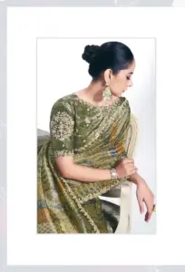 Mahotsav Rang Chatkila 6100 Satin Silk Printed Sari Diwali Collection