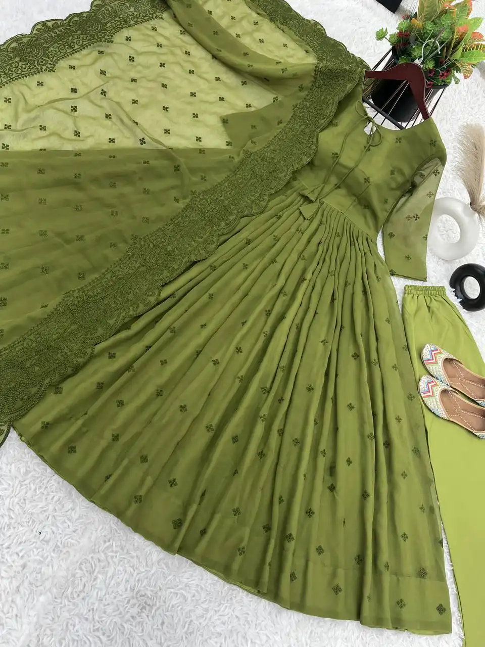 Sabina 5184 Foux Georgette Anarkali Salwar Suit Diwali Collection