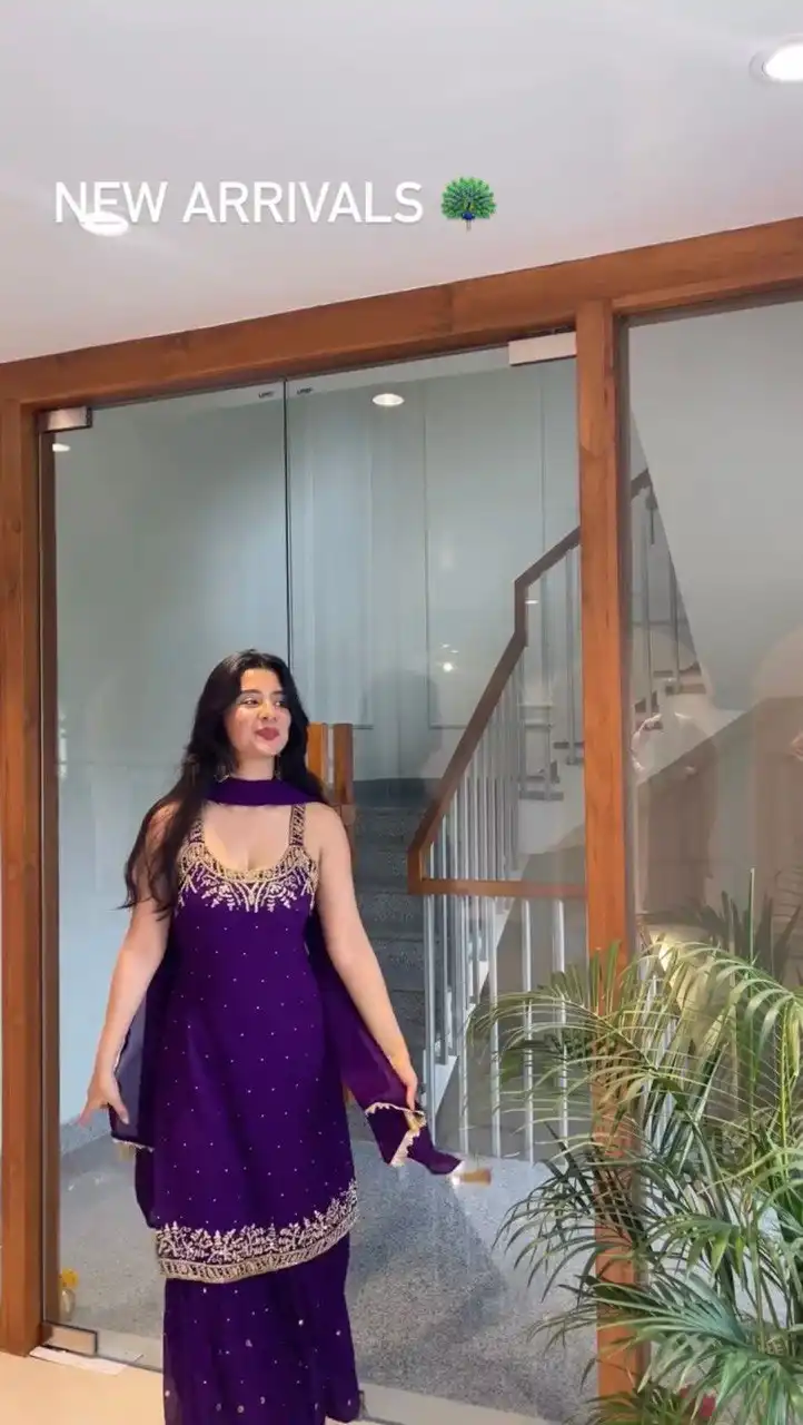 Deepika 1531 Georgette Sleeveless Sharara Suit Party Wear Collection