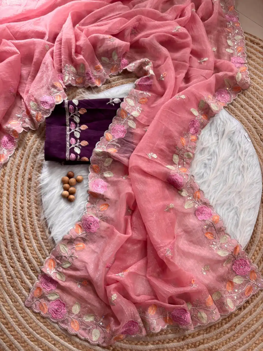 MHV Madhupriya Cruncy Chiffon Saree Collection 2025