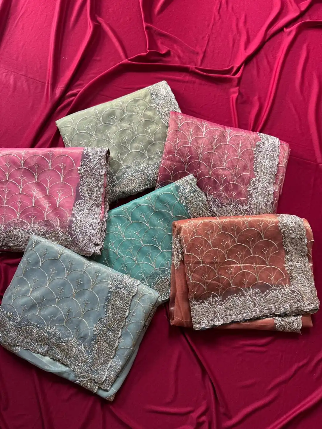 MHV Jinat Zari Tissue Silk Saree Festival Collection