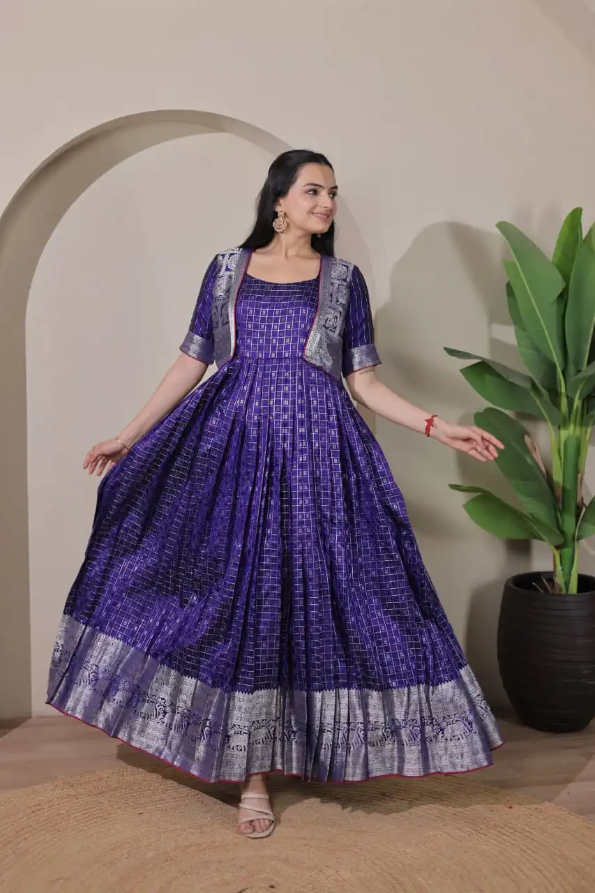 TAF W Khicha Soft Silk Gown Collection Below 2000