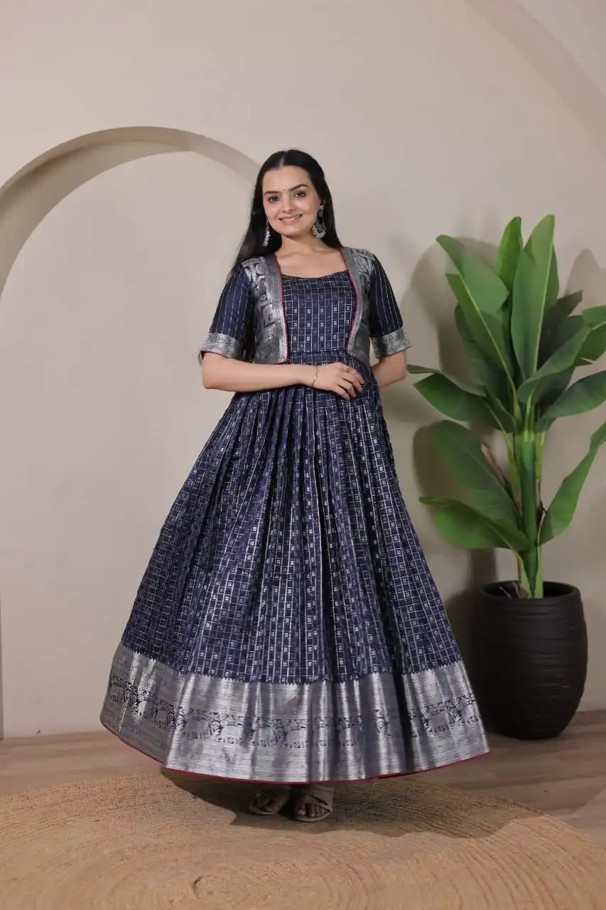 TAF W Khicha Soft Silk Gown Collection Below 2000