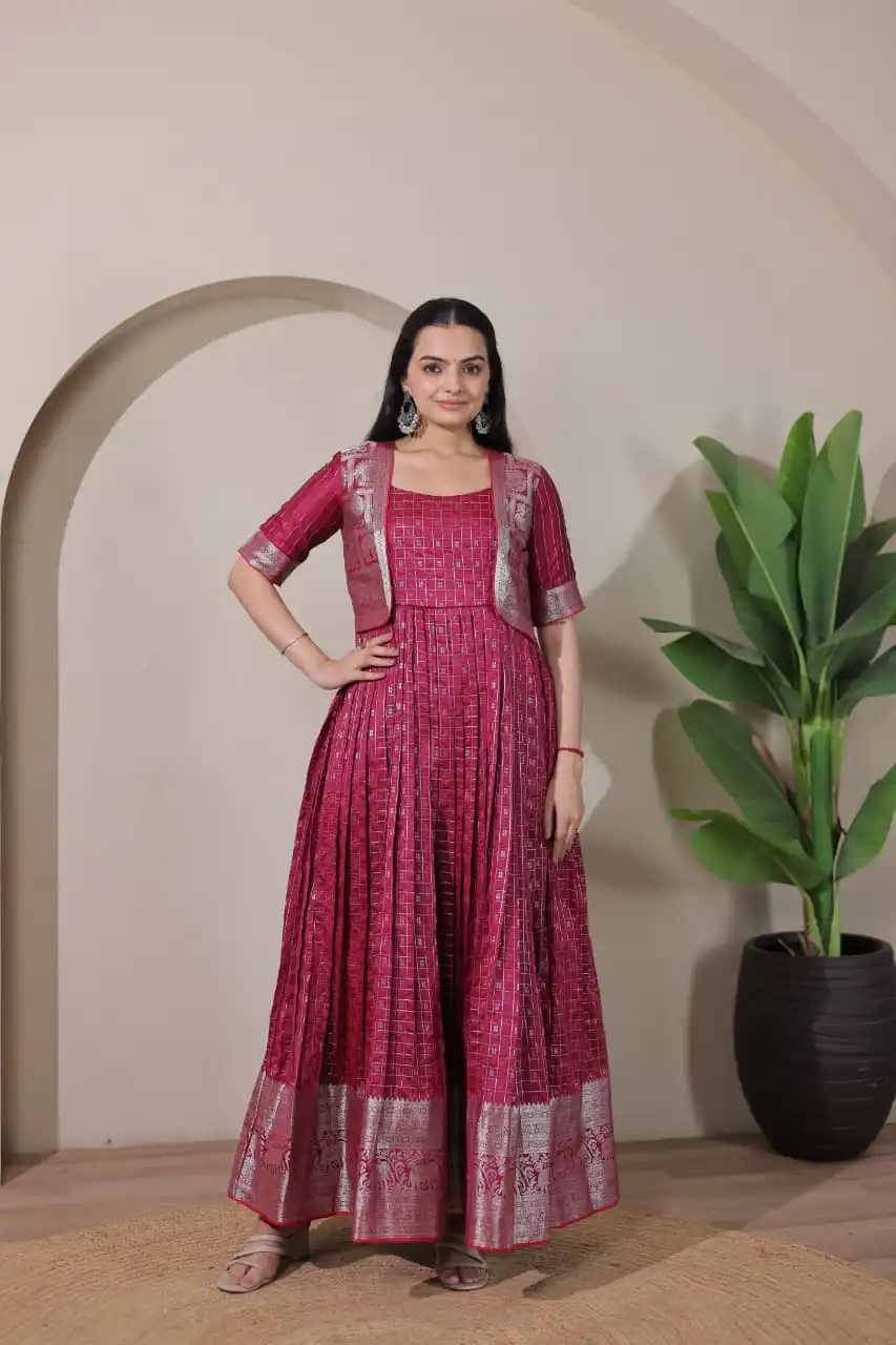 TAF W Khicha Soft Silk Gown Collection Below 2000