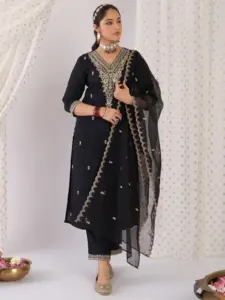 Indo Era 2561 Silk Kurti Bottom With Dupatta Collection