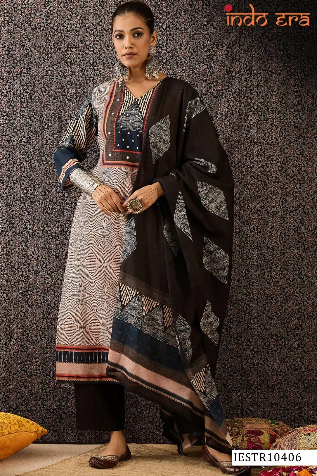 Indo Era 2570 Cotton Printed Readymade Dress Collection