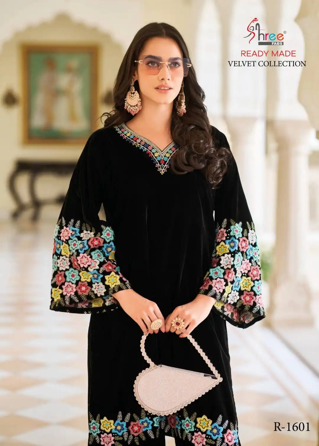 Shree R 1601 Velvet Pakistani Co Ord Set Collection