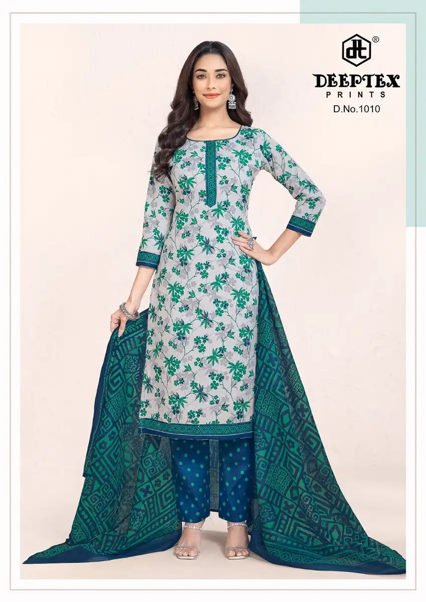 Deeptex Aaliza Vol 10 Cotton Printed Dress Material 2025