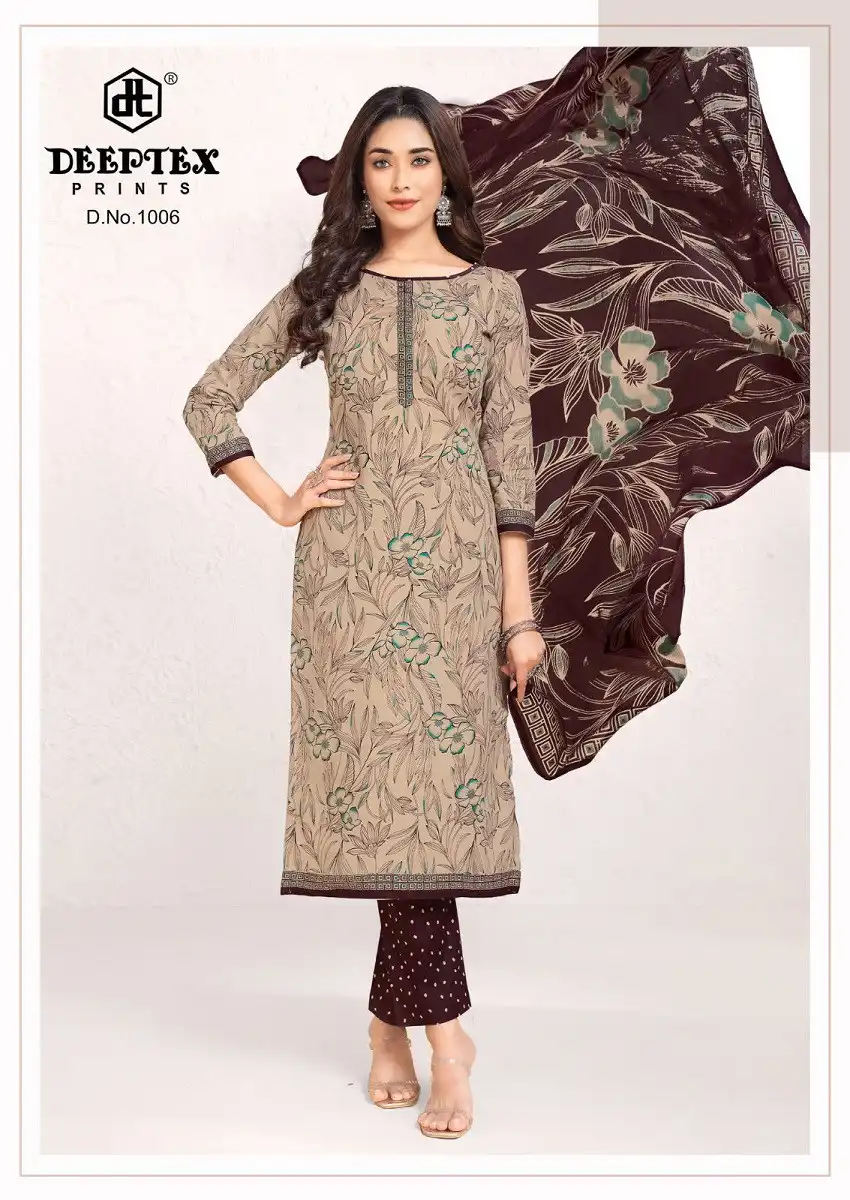 Deeptex Aaliza Vol 10 Cotton Printed Dress Material 2025
