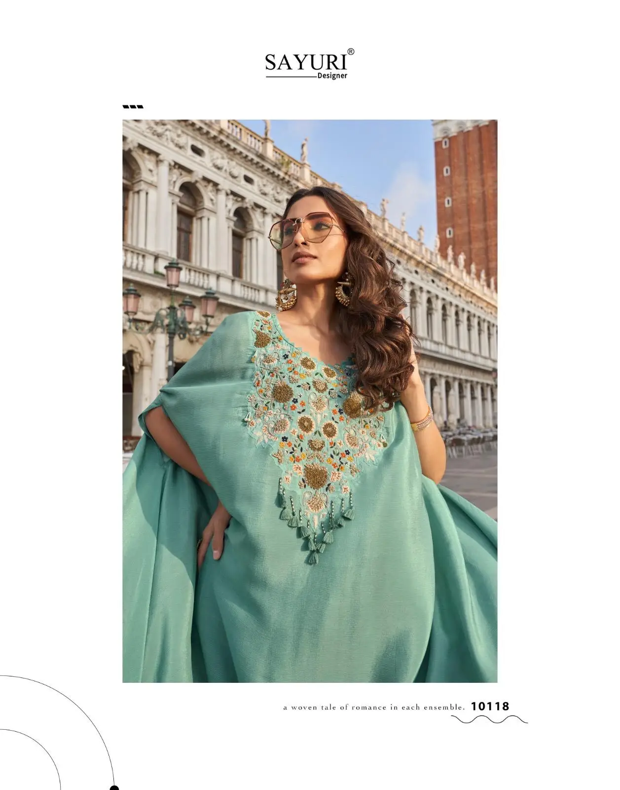 Sayuri Avika Crepe Silk Designer Indo Western Collection