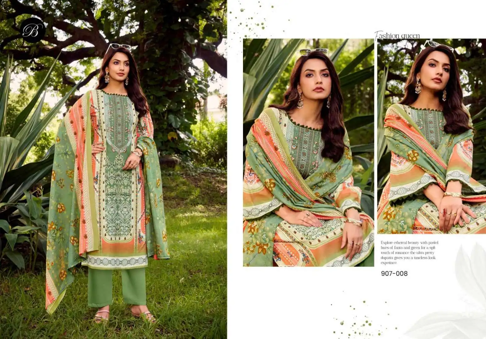 Belliza Naira Vol 120 Pure Cotton Printed Dress Material