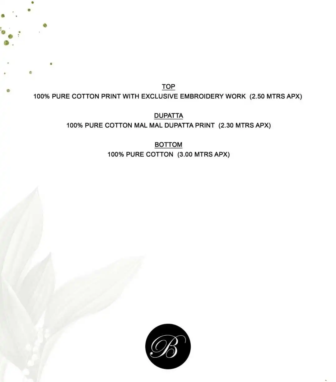 Belliza Naira Vol 120 Pure Cotton Printed Dress Material