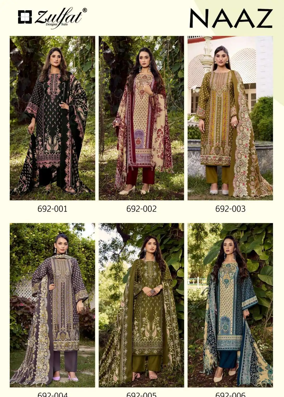 Zulfat Naaz Woolen Pashmina Dress Material Collection